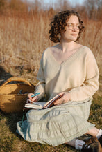 Load image into Gallery viewer, The Ribbed V-Neck Sweater