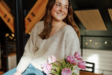 Load image into Gallery viewer, The Ribbed V-Neck Sweater