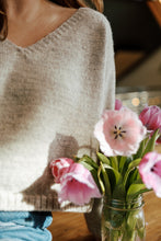 Load image into Gallery viewer, The Ribbed V-Neck Sweater