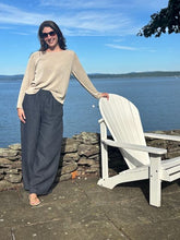 Load image into Gallery viewer, The Linen Roll neck