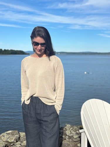 The Linen Roll neck