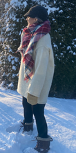 Load image into Gallery viewer, Sweater dress made with natural Vermont wool.
